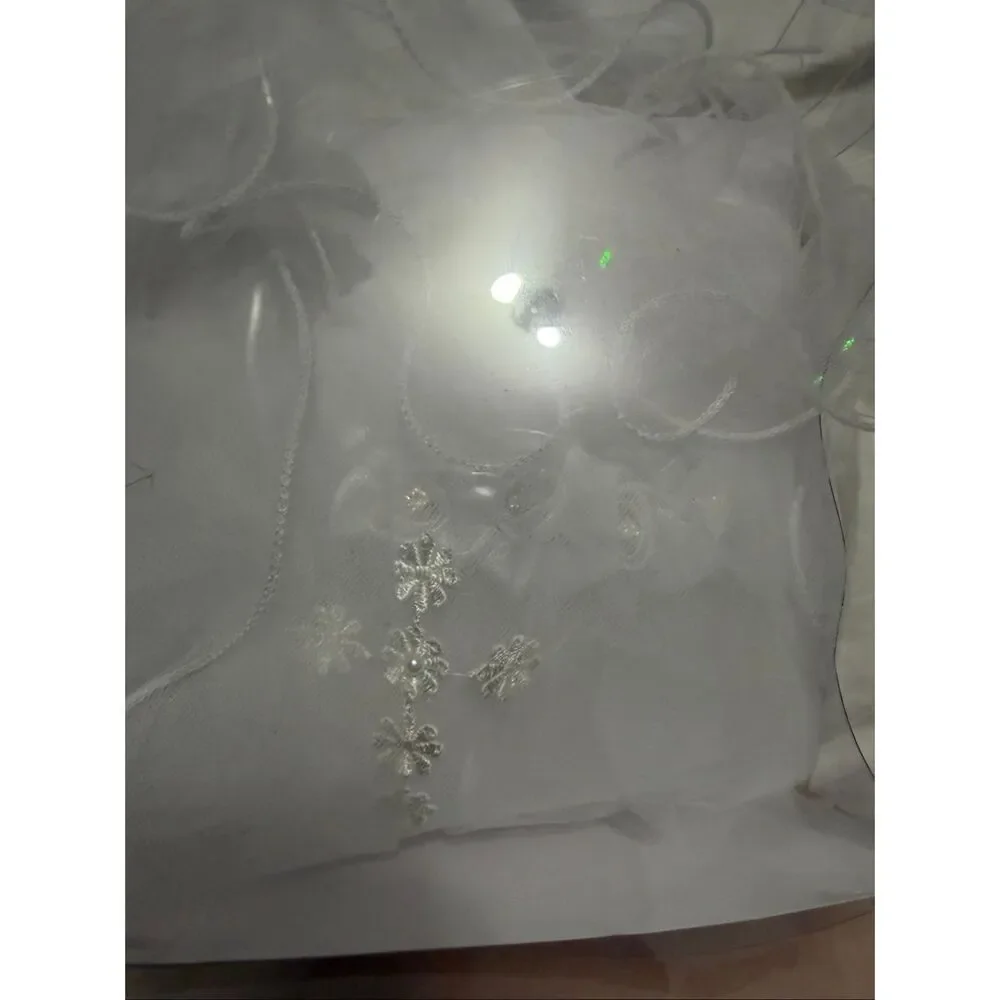 First communion hairpiece and veil